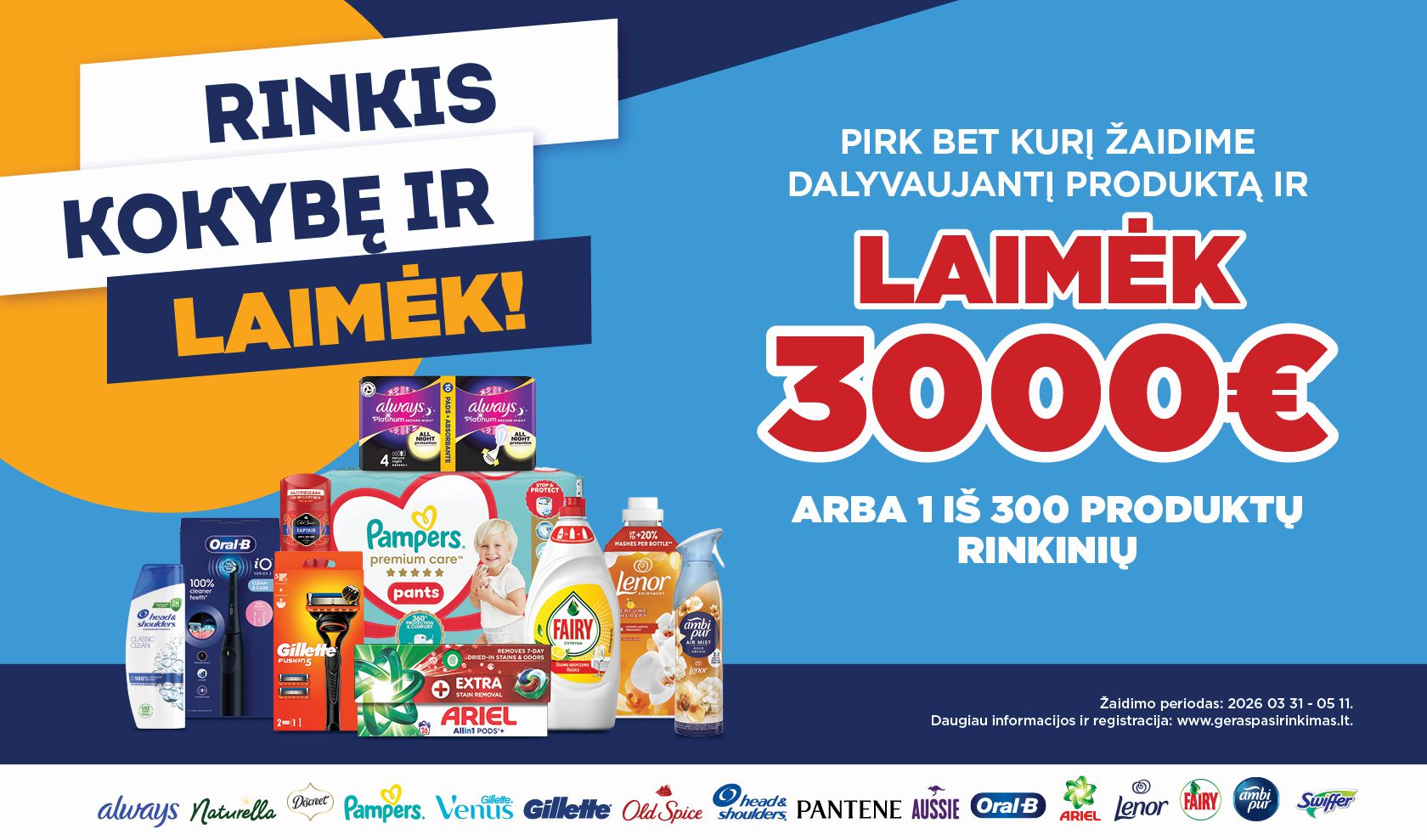 Rinkis kokybę ir laimėk!